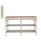 Gracious Living Lily Distressed Console Table