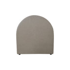 Green Eve Arch Headboard featuring an elegant rounded arch design, smooth fabric upholstery and a modern minimalist finish.