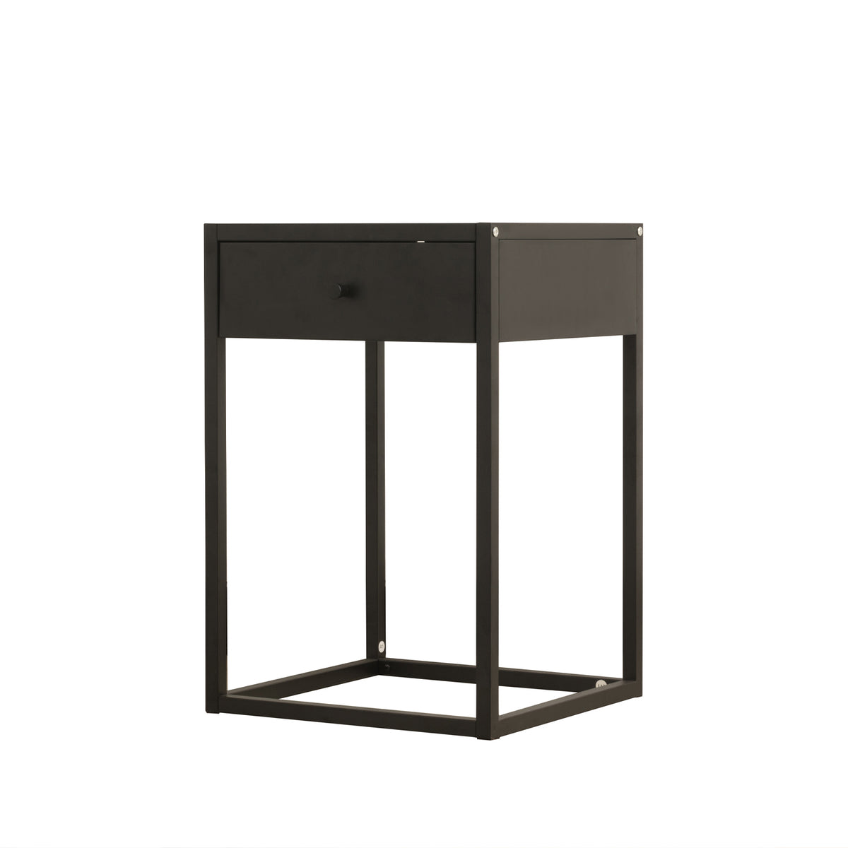Design Republique Mila Black Bedside Table | BB&B NZ – Bed Bath & Beyond NZ