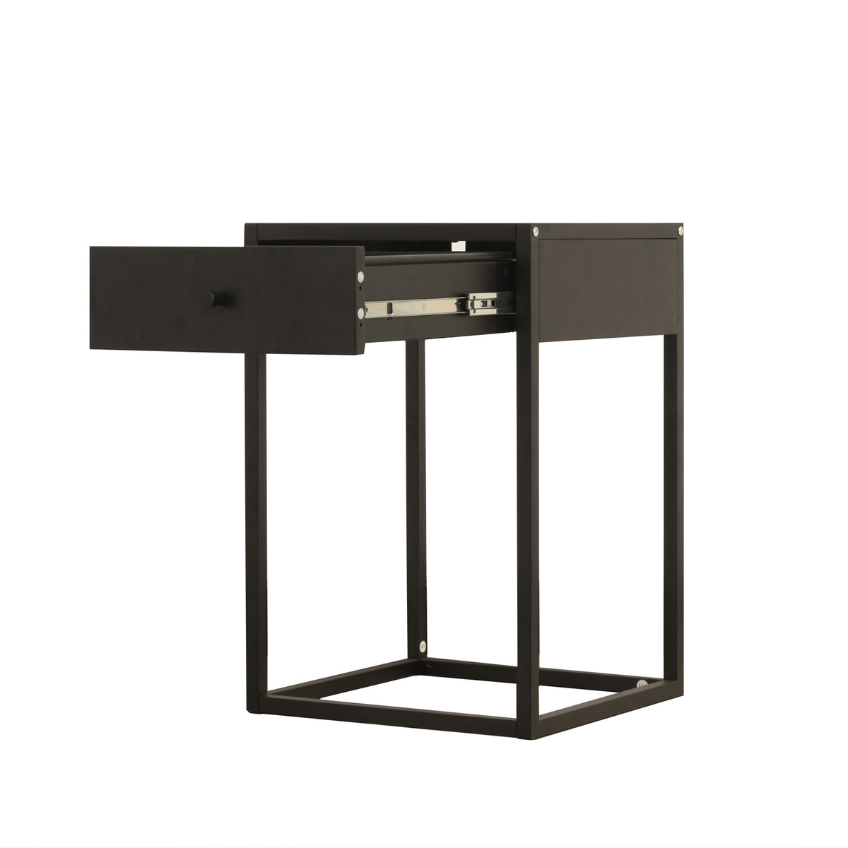 Design Republique Mila Black Bedside Table | BB&B NZ – Bed Bath & Beyond NZ