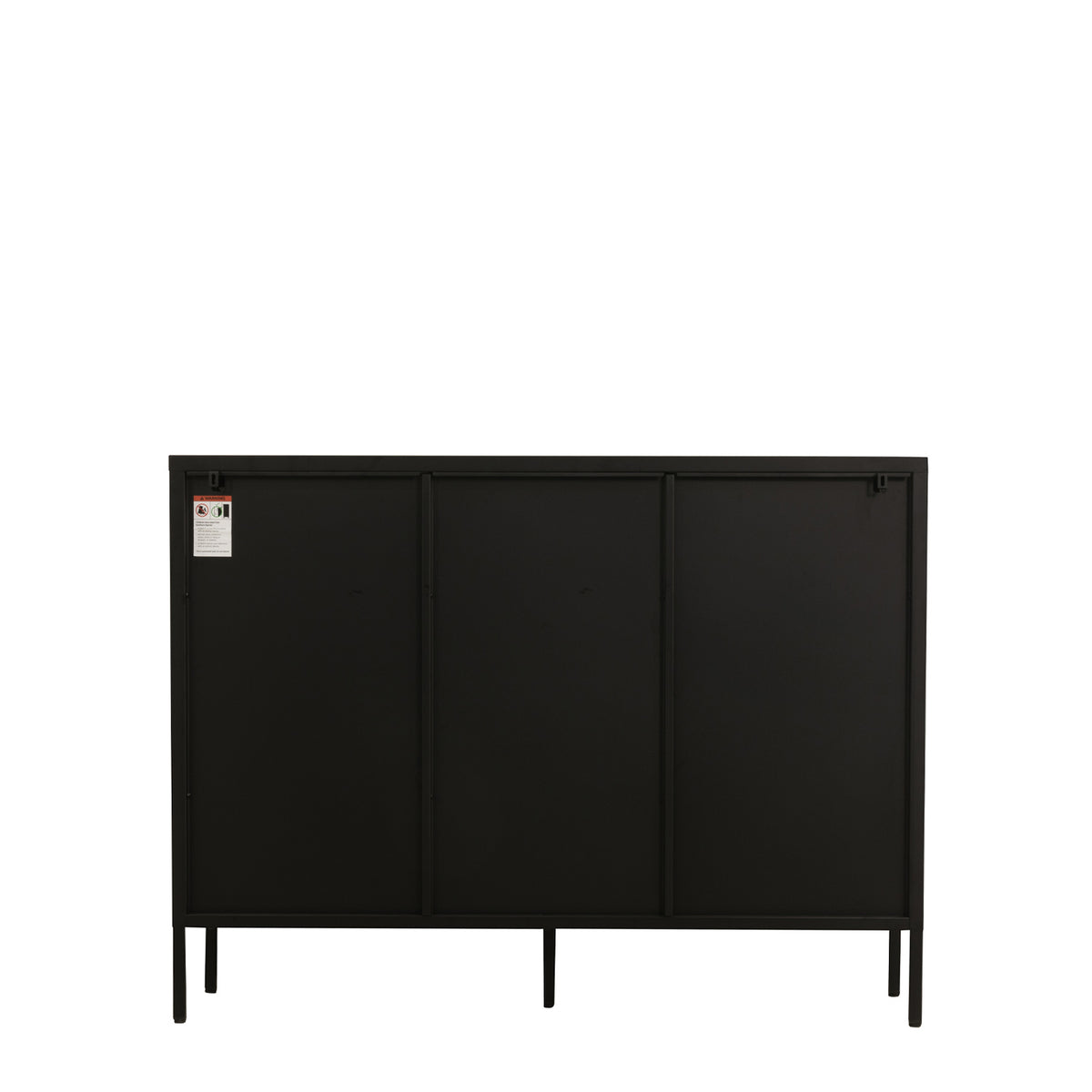 Design Republique Lincoln 3 Door Sideboard Black | BB&B NZ – Bed Bath ...