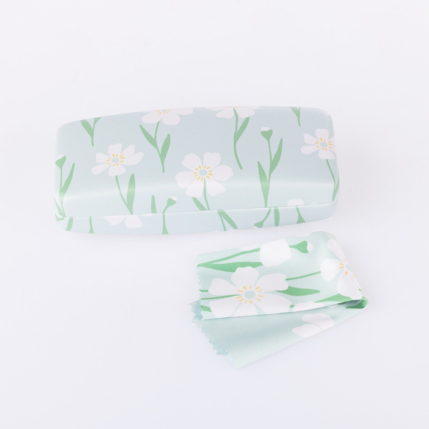Grace & Gild Bea Buttercup Glasses Case & Cloth Set
