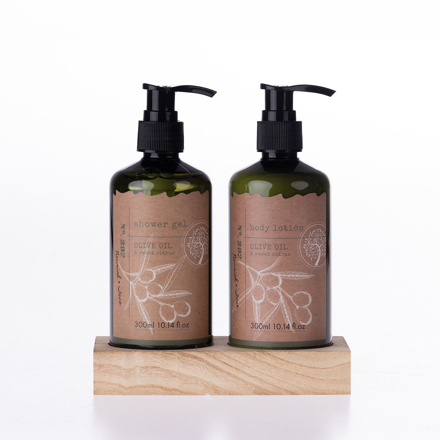 Pure Natures Olive Oil & Sweet Citrus 2 Piece Body Care Set