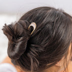 Grace & Gild Shalah Curved Hair Pin Blush