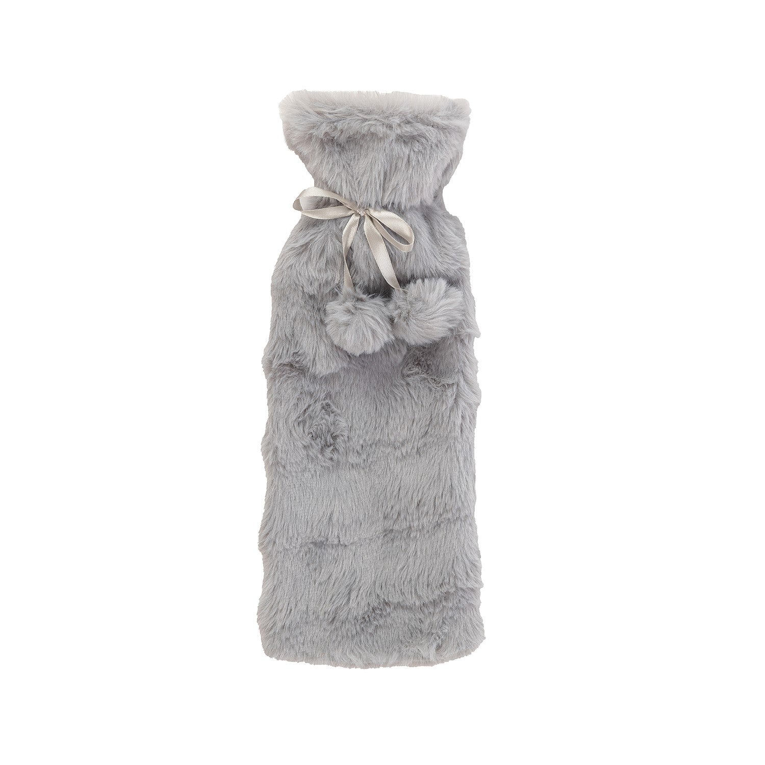 Hush Faux Fur Ribbed Midi Hot Water Bottle With Cover 0.9L