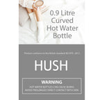Hush Curved Faux Fur Neck Hot Water Bottle With Cover 0.9L