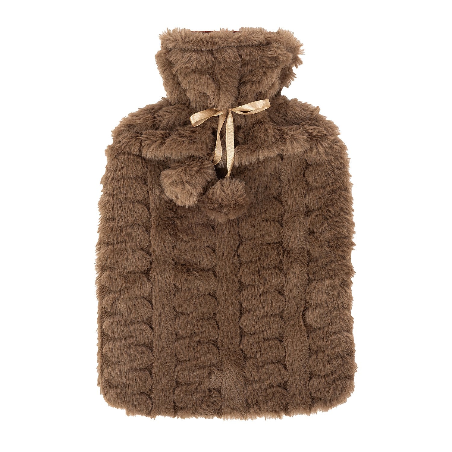 Hush Squiggle Embossed Faux Fur Hot Water Bottle Cover 1.7L