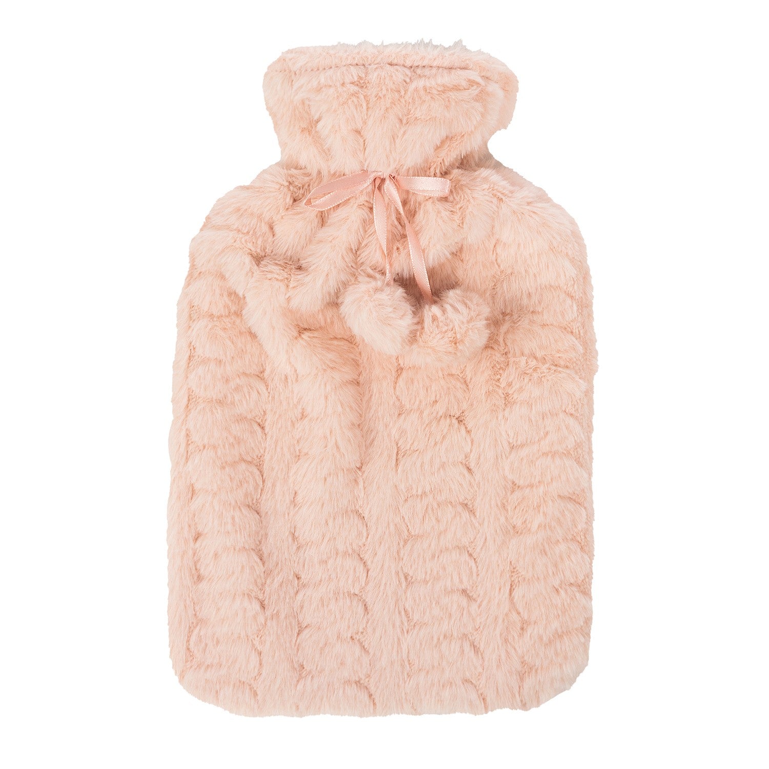 Hush Squiggle Embossed Faux Fur Hot Water Bottle Cover 1.7L