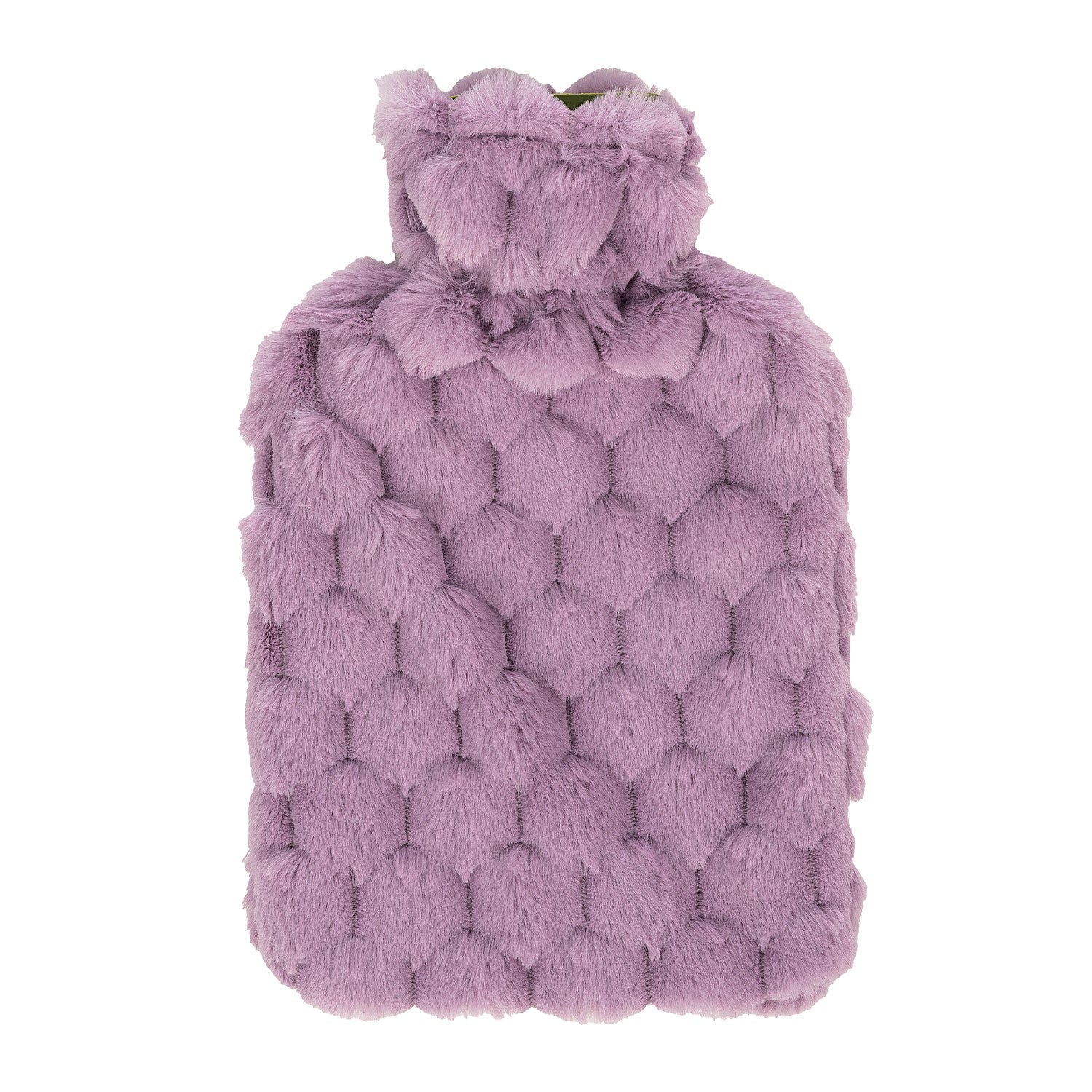 Hush Honeycomb Faux Fur Hot Water Bottle Cover 1.7L