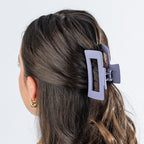 Grace & Gild Matte Claw Clip Lilac