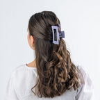 Grace & Gild Matte Claw Clip Lilac