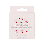 Grace & Gild Compact Mini Round Mirror