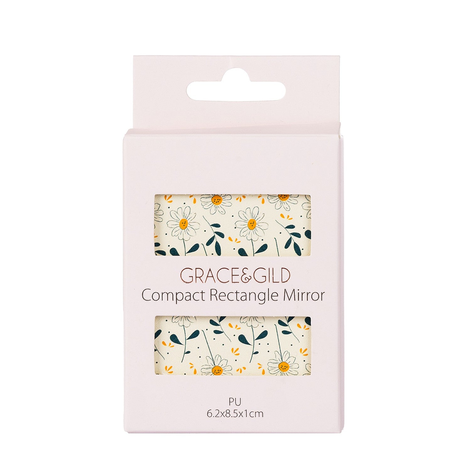 Grace & Gild Compact Rectangle Mirror