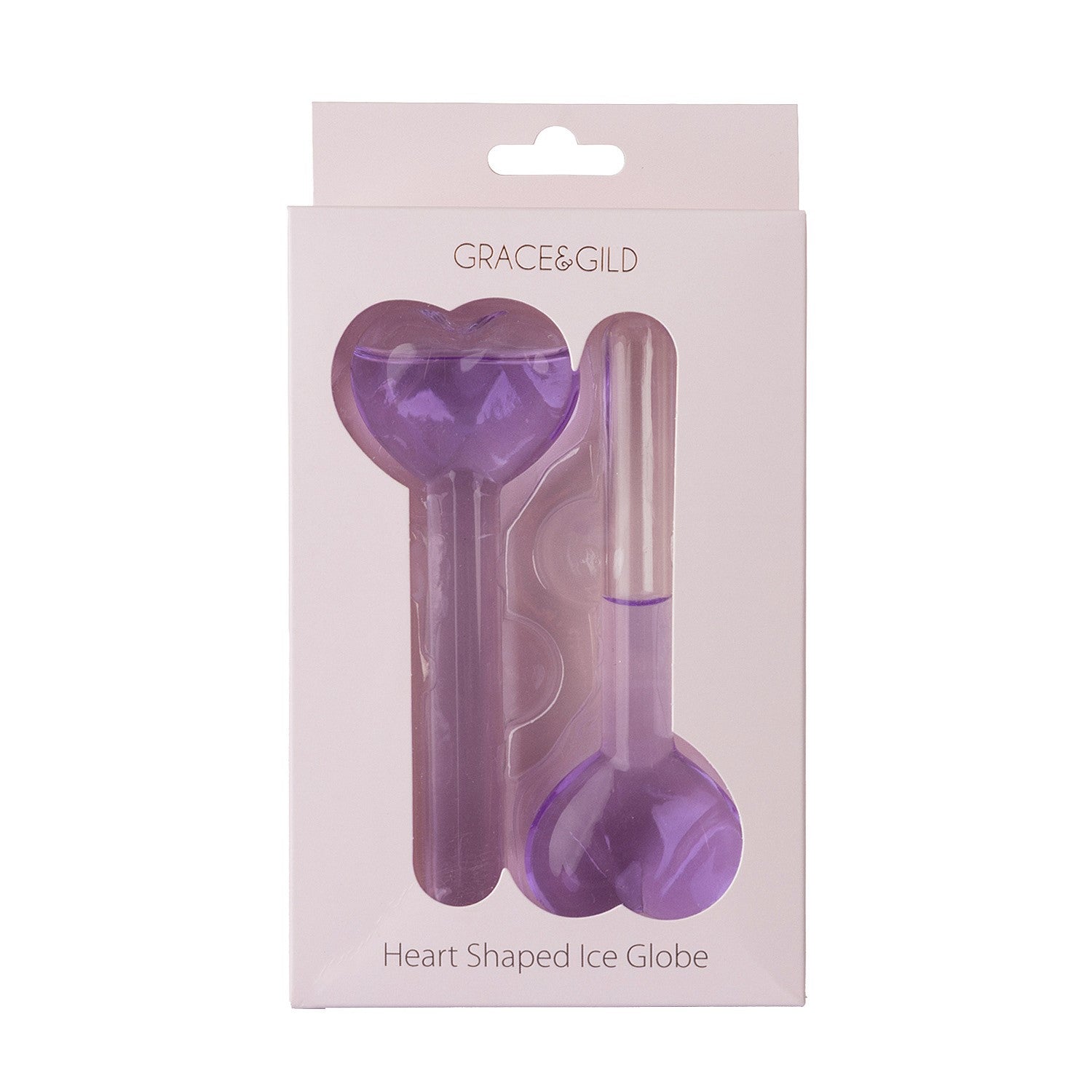 Grace & Gild Heart Shaped Cooling Globes 2pc