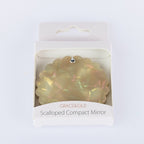 Grace & Gild Scalloped Compact Mirror
