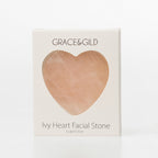 Grace & Gild Ivy Heart Facial Stone