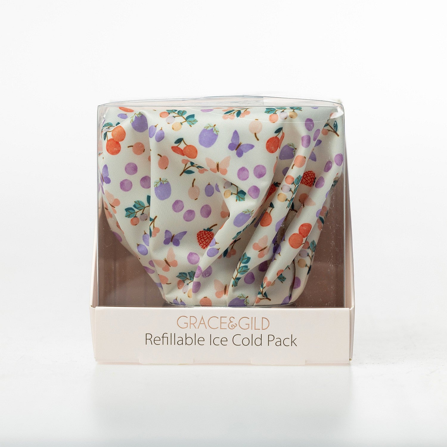 Grace & Gild Refillable Ice Pack Berry Butterflies
