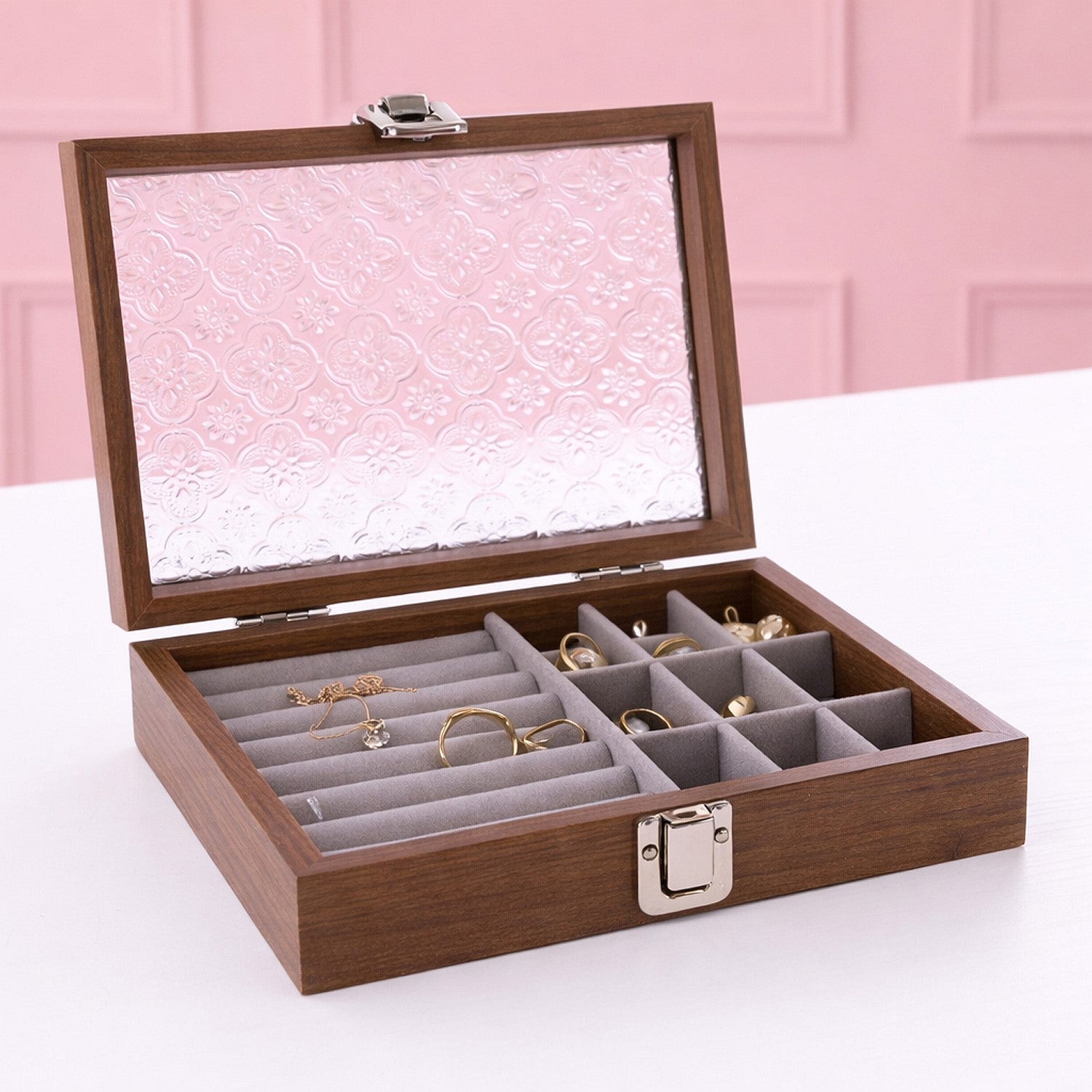 Grace & Gild Coco Wooden Jewellery Box