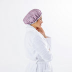 Grace & Gild Celine Double Layer Shower Cap Pink