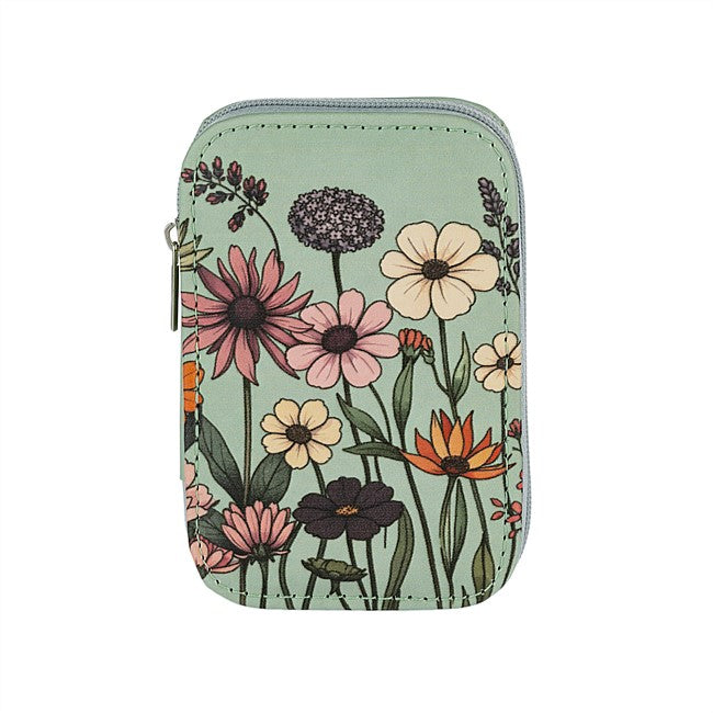 Grace & Gild Travel Sewing Kit Floral Meadow