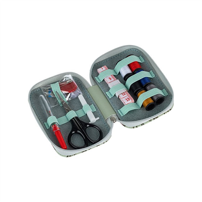 Grace & Gild Travel Sewing Kit Floral Meadow