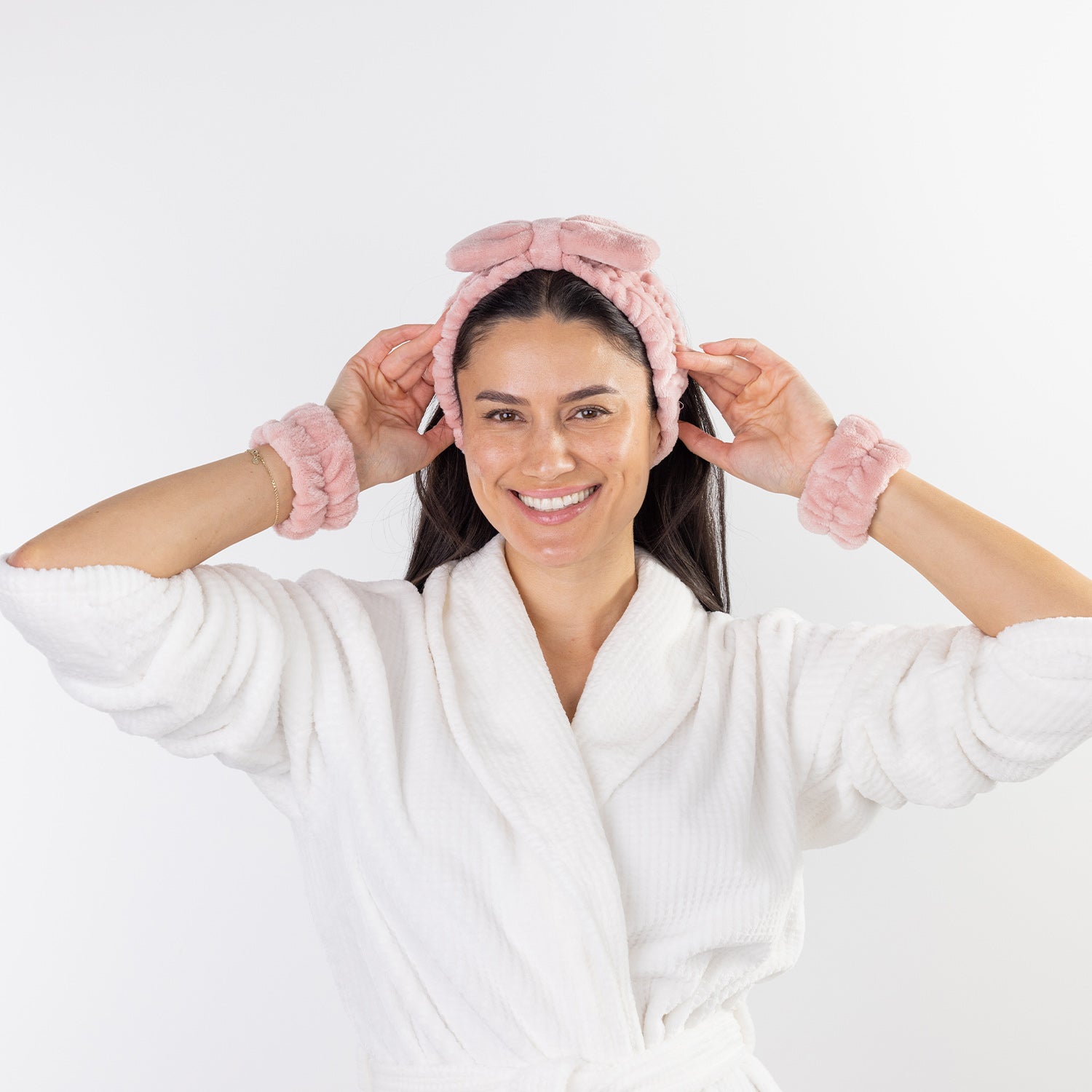 Grace & Gild Sophie Bow Headband & Cuff Set