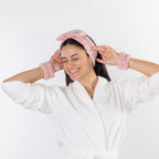 Grace & Gild Sophie Bow Headband & Cuff Set