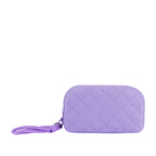 Orchid Grace & Gild Sculpt & Cardio Kit carry bag with quilted detailing, zip closure and wrist strap.