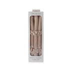 Grace & Gild Emmy Heatless Curler Set in champagne displayed in a slim white retail box with the soft curling rods and matching scrunchies visible.