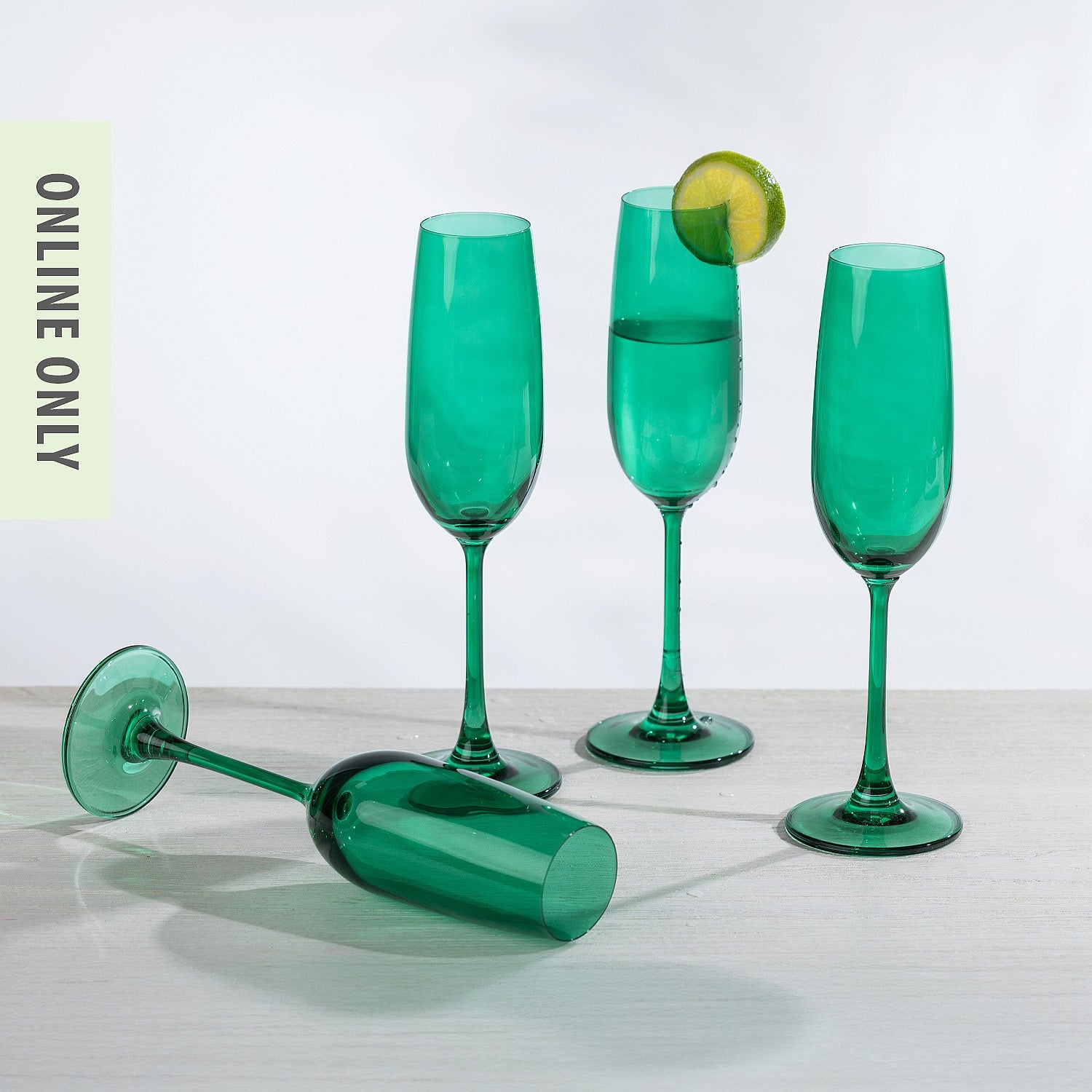 Design Republique Clara Flute Glasses Set Of 4