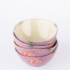 Gracious Living Delilah Bowl Set of 4 Lavender