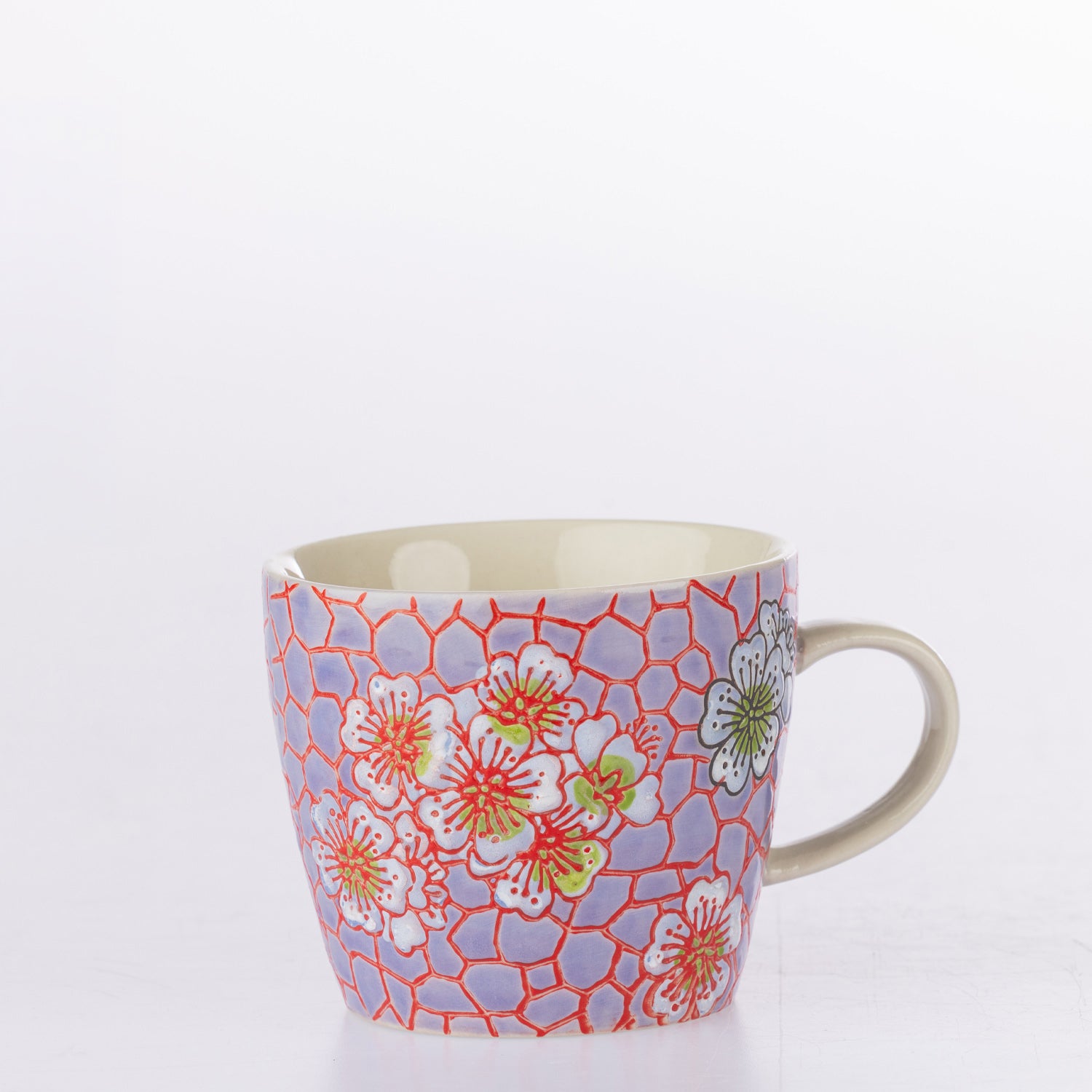 Gracious Living Delilah Mug Set of 4 Lavender