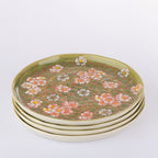 Gracious Living Delilah Dinner Plate Set of 4 Sage