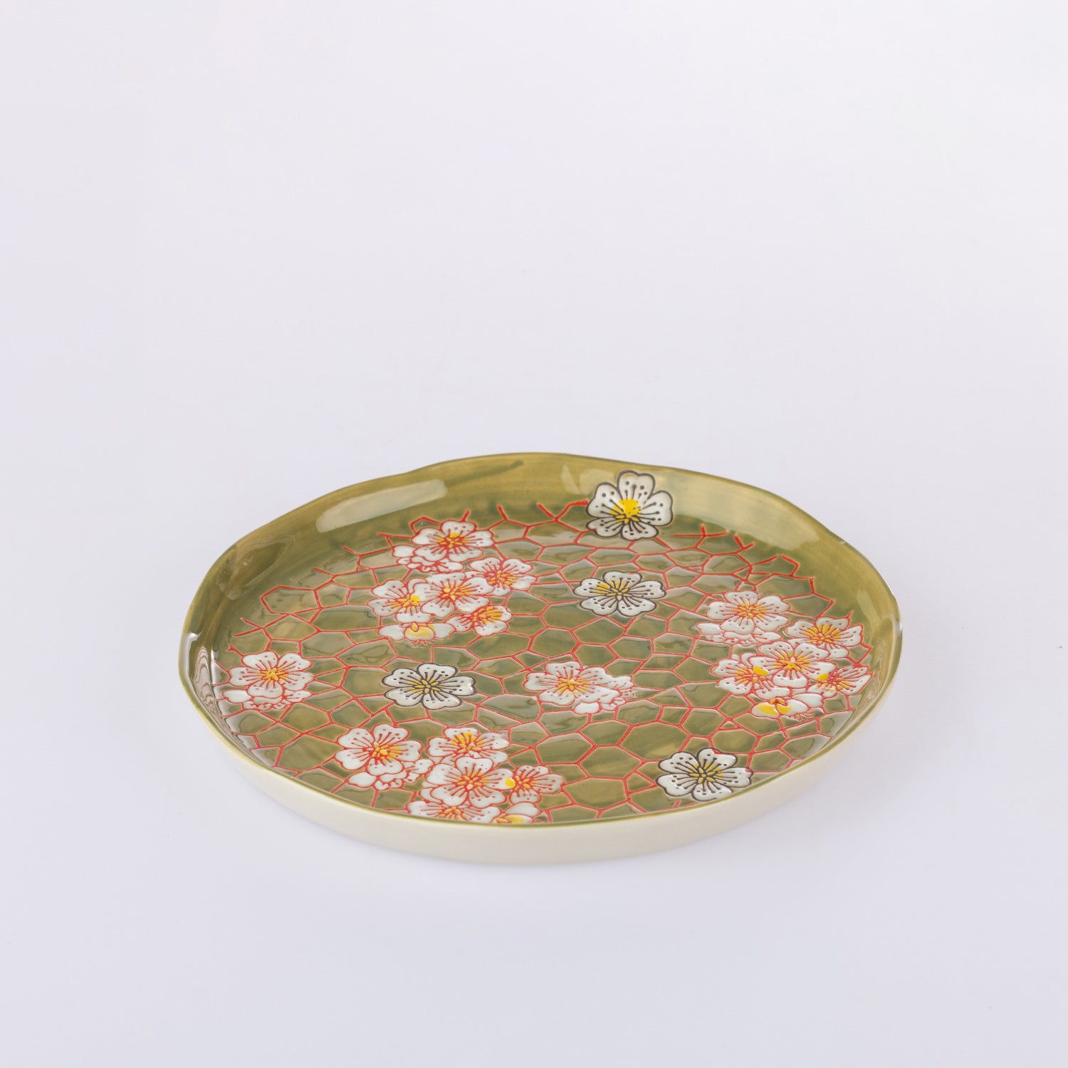 Gracious Living Delilah Side Plate Set of 4 Sage