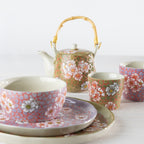 Gracious Living Delilah Mug Set of 4 Sage
