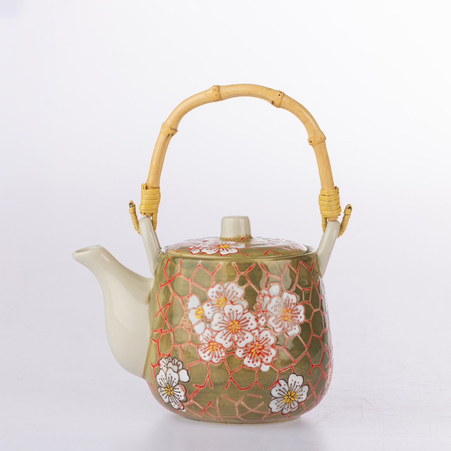 Gracious Living Delilah Teapot Set of 3 Sage