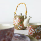 Gracious Living Delilah Teapot Set of 3 Sage
