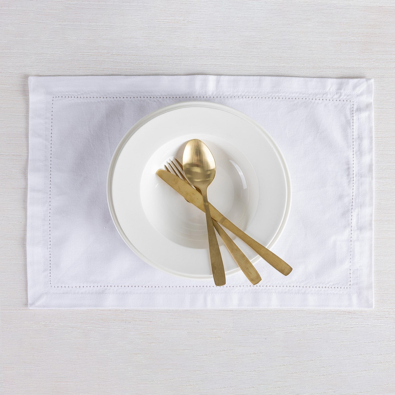 Gather Home Co. Classic Hemstitch Placemat