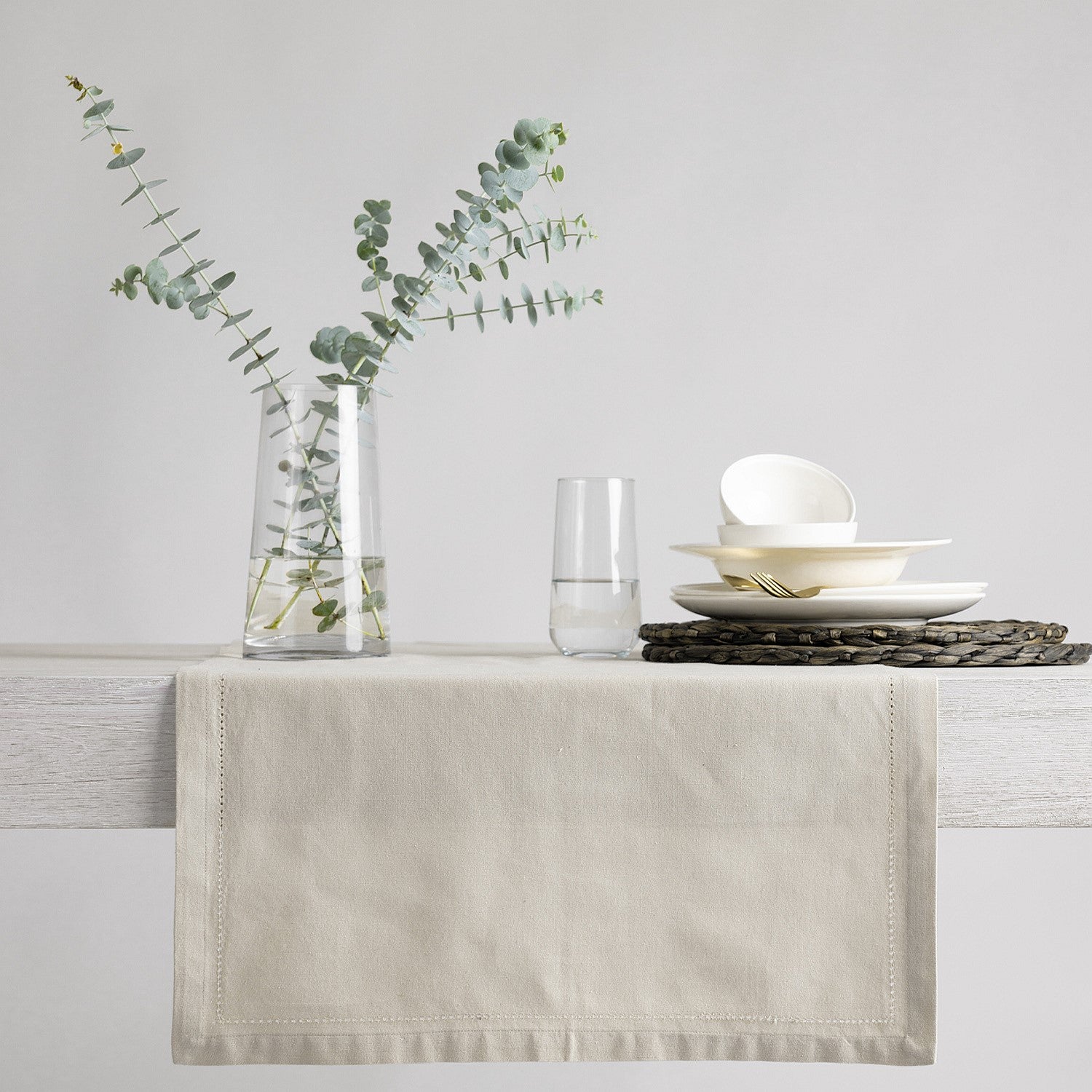 Gather Home Co. Classic Hemstitch Table Runner