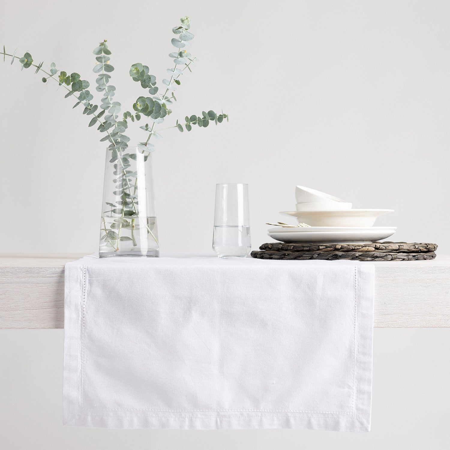 Gather Home Co. Classic Hemstitch Table Runner