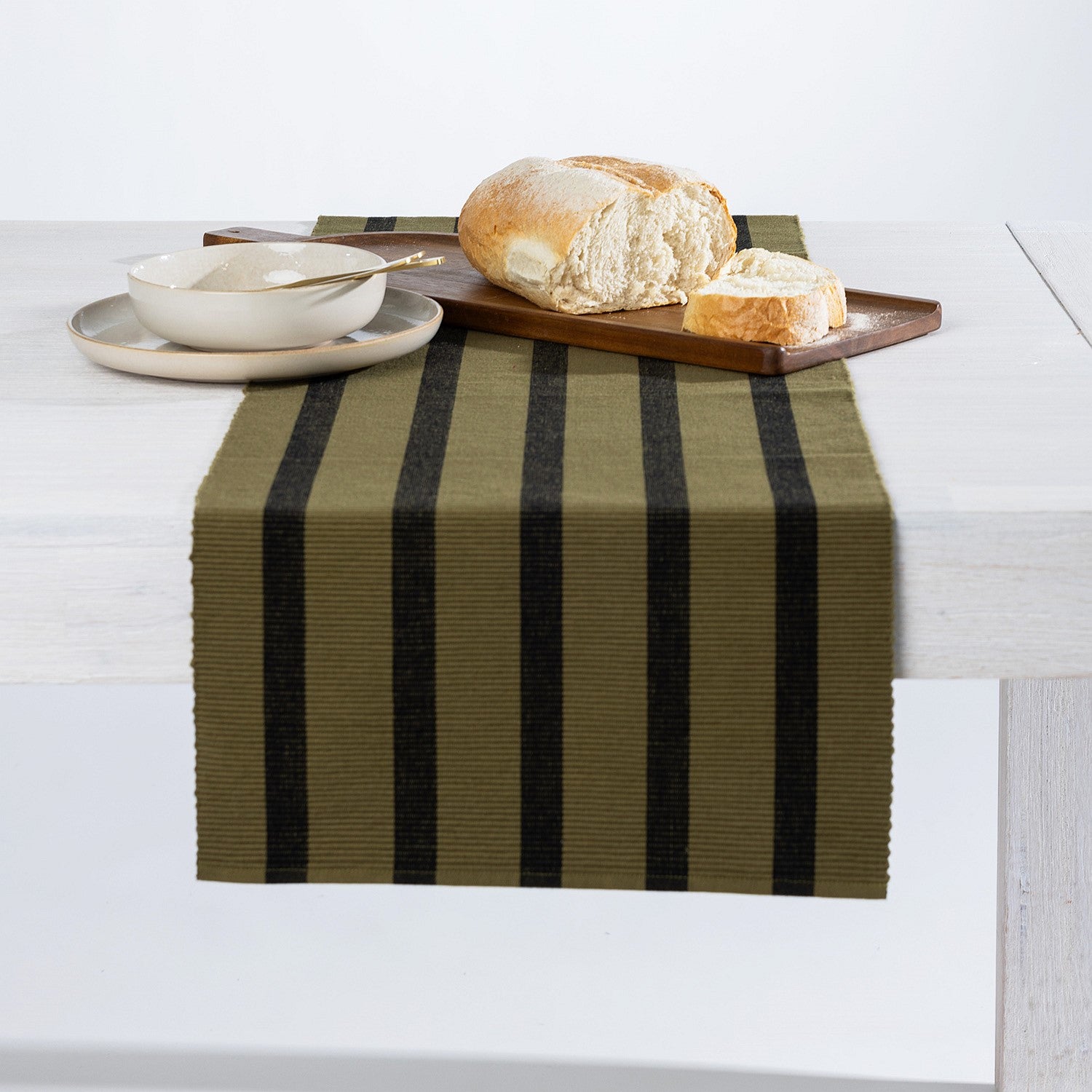 Fieldcrest Winelands Ribbed Table Runner