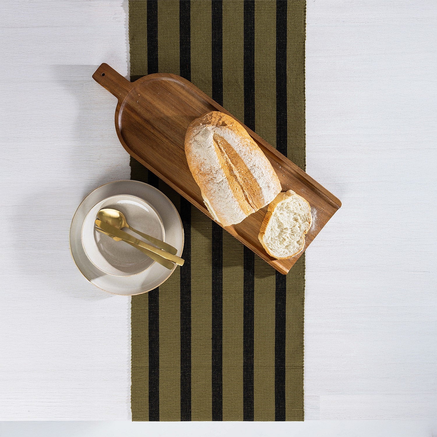 Fieldcrest Winelands Ribbed Table Runner