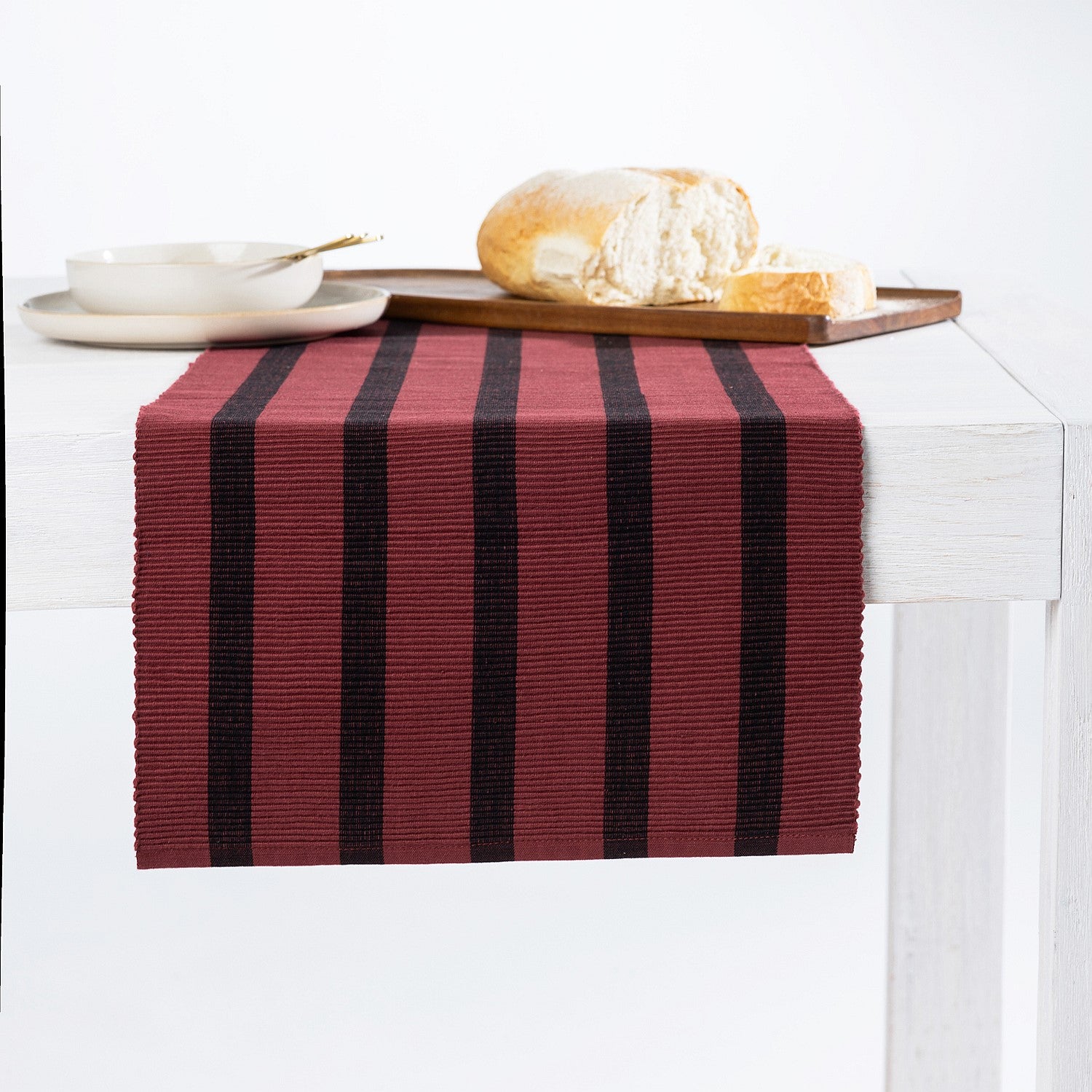 Fieldcrest Winelands Ribbed Table Runner