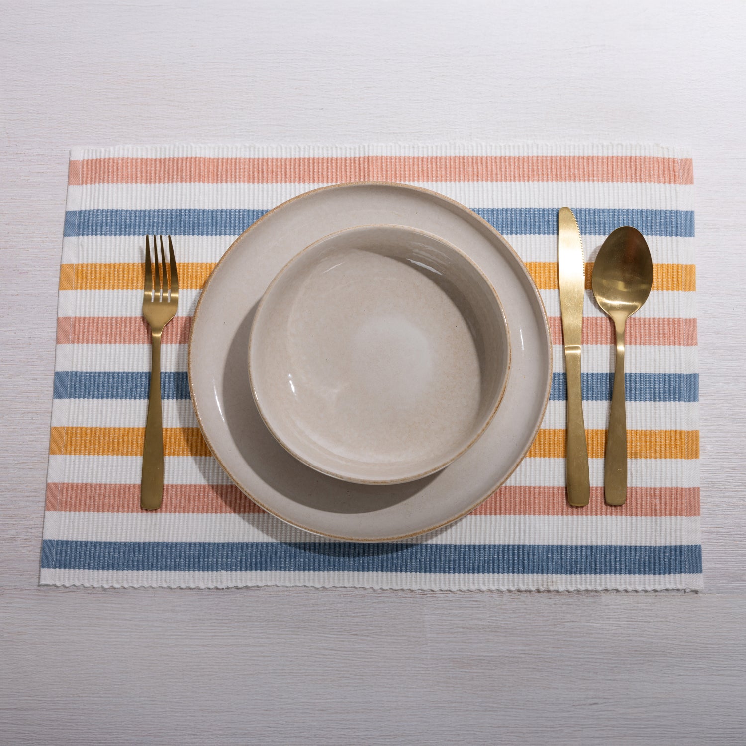 Gather Home Co. Laura Ribbed Placemat