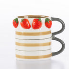 Design Republique Santos Strawberry Mug Mustard