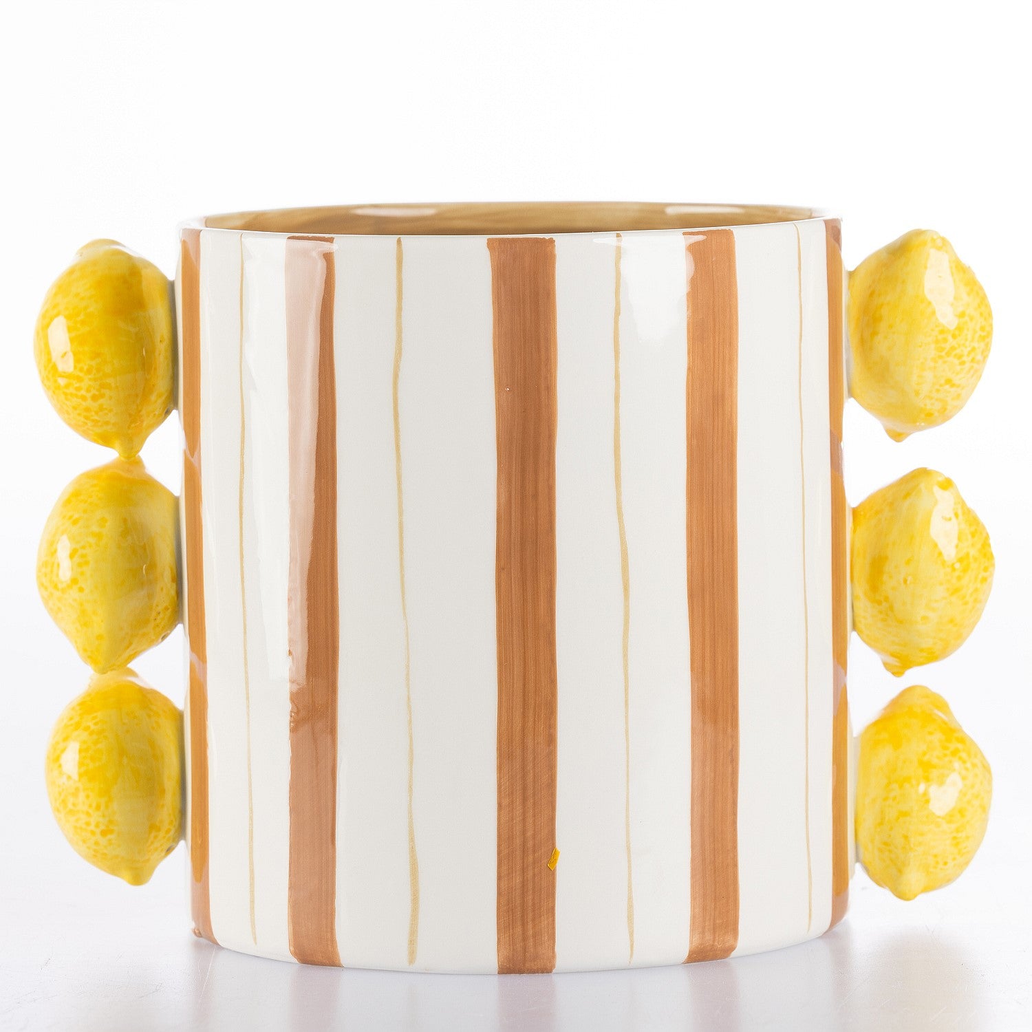 Design Republique Santos Ceramic Vase with Lemons