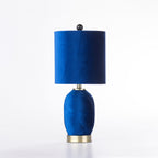Amparo Luxe Sheen Navy Lamp
