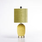 Amparo Luxe Sheen Chartreuse Lamp