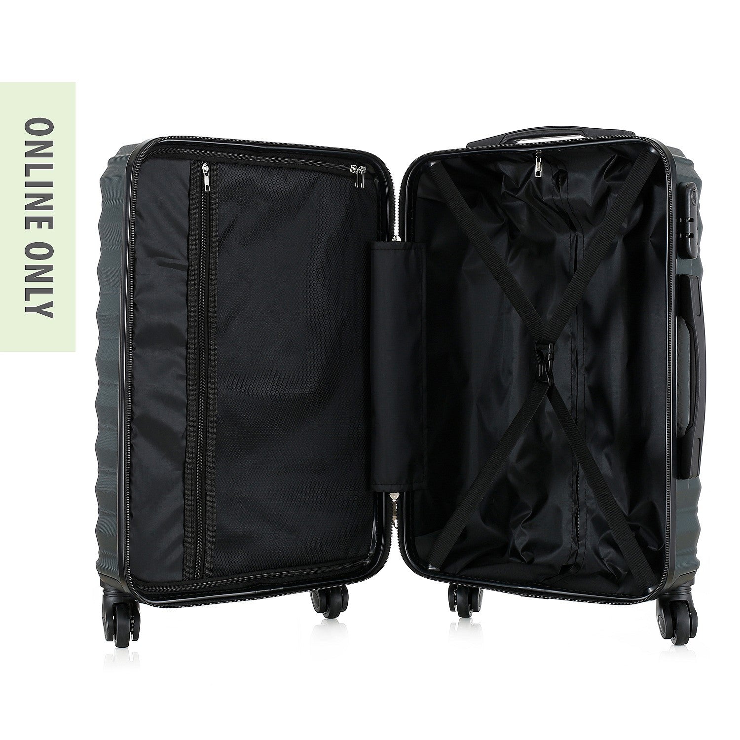 bb&b travel Rhode 4 Wheels Dark Green Suitcase