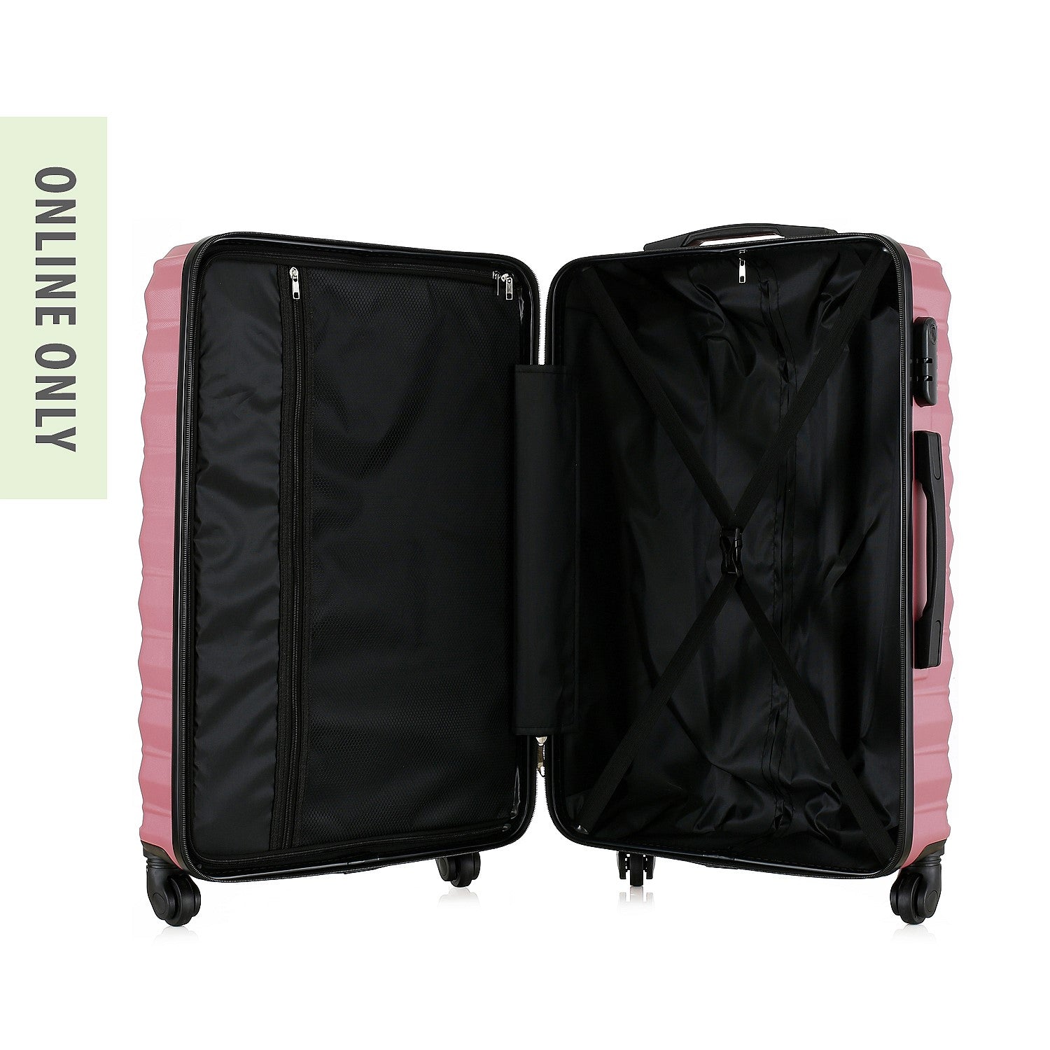 bb&b travel Rhode 4 Wheels Dusky Pink Suitcase